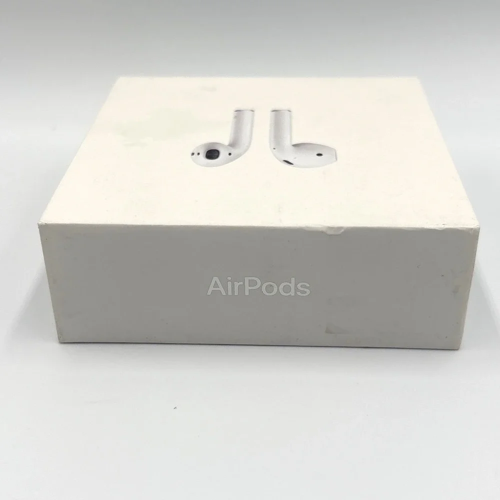 Apple AirPods 2nd Gen with Charging Case Empty Retail Box MV7N2AM/A White